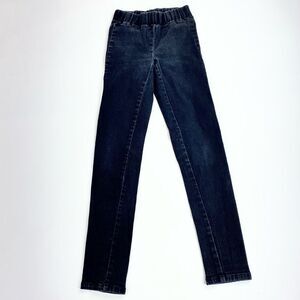 Soft Surroundings black elastic waist skinny jeans XS